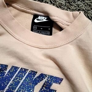 Nike crop top with pull string